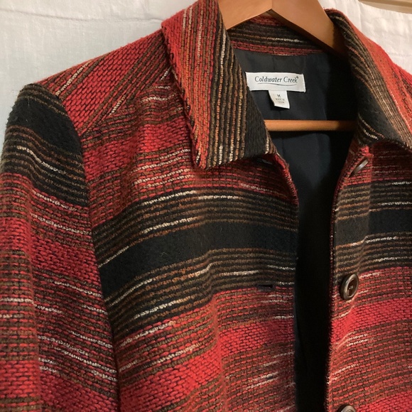 Coldwater Creek Tweed Blazer Size Medium - Picture 2 of 10